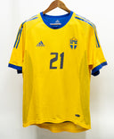 Sweden 2002 Ibrahimovic Player Issue Home Kit (M)