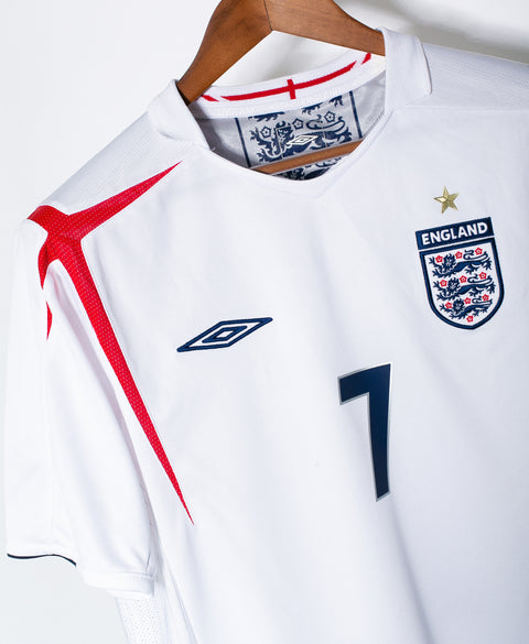 England 2006 Beckham Home Kit (L)