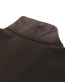 Sun Fade Raw Edge Quarter-Zip Sweatshirt