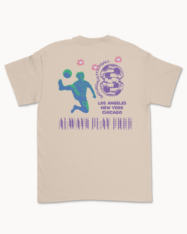 Play Free T Shirt - Cream