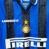 Inter Milan 1997-98 Ronaldo Home Kit (YXL)