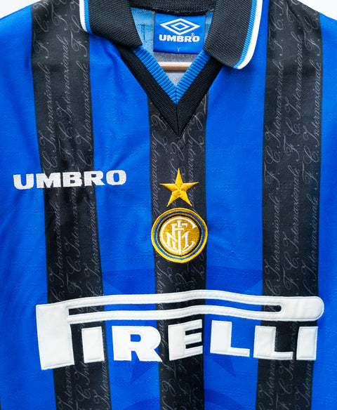 Inter Milan 1997-98 Ronaldo Home Kit (YXL)