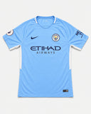 Manchester City 2017-18 Kun Aguero Home Kit (M) - Front
