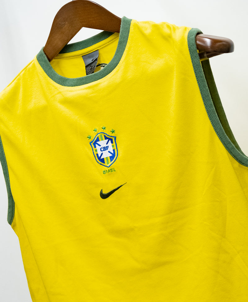 Brazil 2004 Sleeveless Training Kit (S)