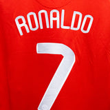 Manchester United 2007-08 Ronaldo Home Kit (XL)