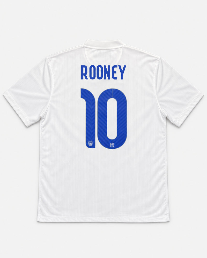 England 2014-15 Rooney home vintage football shirt, size Large, back.