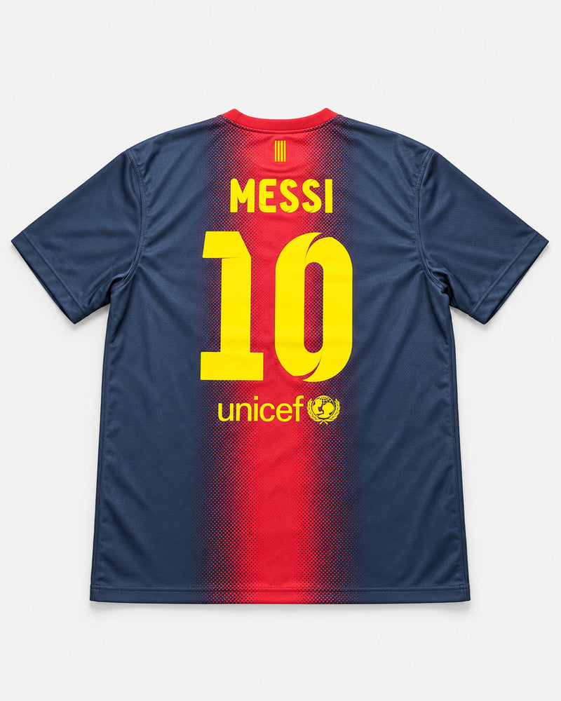 Barcelona 2012-13 Messi home vintage football shirt, size 2XL, back.
