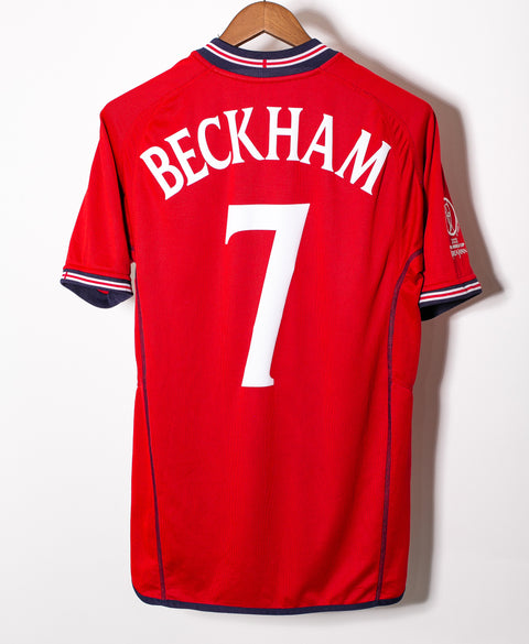 England 2002 Beckham Away Kit (L)