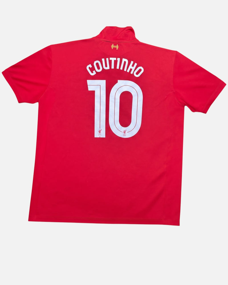 Liverpool 2012-13 Coutinho home vintage football shirt, size 2XL.