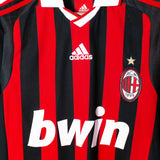 AC Milan 2009-10 Ronaldinho Home Kit (S)