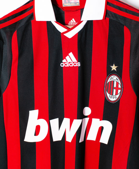 AC Milan 2009-10 Ronaldinho Home Kit (S)