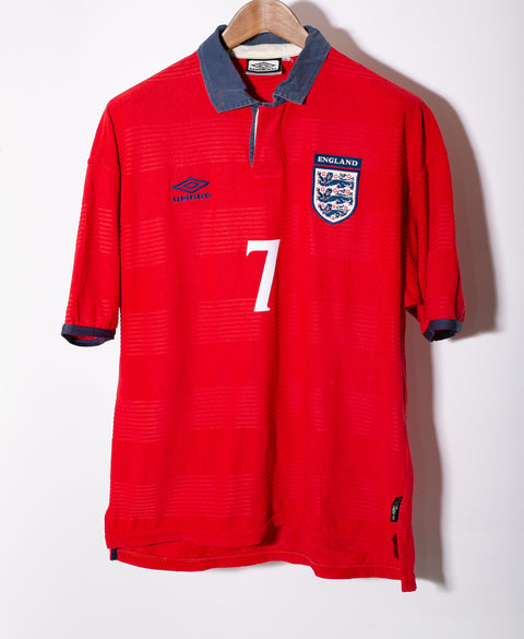 England 1999 Beckham Away Kit (L)