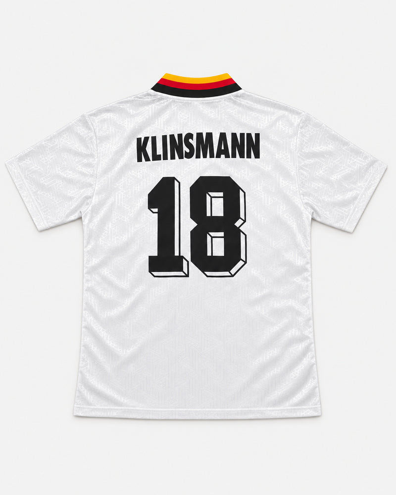 Germany 1994-95 Klinsmann home vintage football shirt, size Medium, back.