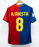 Barcelona 2008-09 A. Iniesta Home Kit (S)