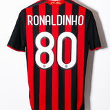 AC Milan 2009-10 Ronaldinho Home Kit (S)