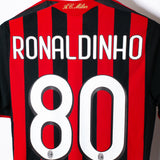 AC Milan 2009-10 Ronaldinho Home Kit (S)