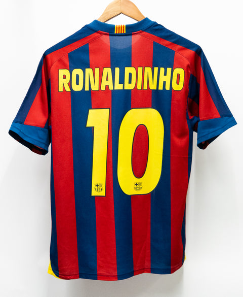 Barcelona 2005-06 Ronaldinho Fan Home Kit (M)