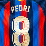 Barcelona 2022-23 Pedri Player Issue Home Kit (M)