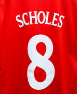 England 2002 Scholes Away Kit (XL)