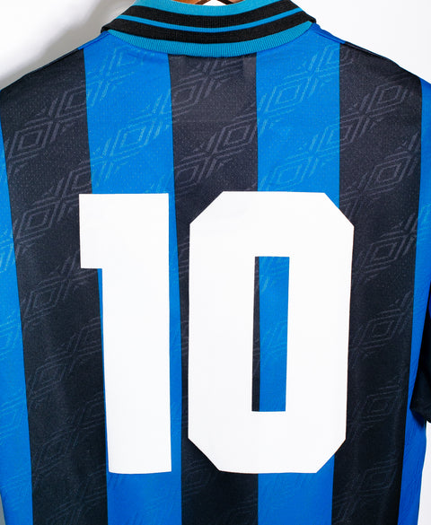 Inter Milan 1994-95 Bergkamp Home Kit (M)