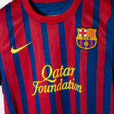 Barcelona 2011-12 Pique Home Kit (S)