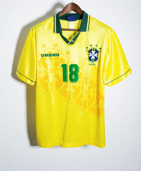 Brazil 1996 Ronaldinho Home Kit (L)