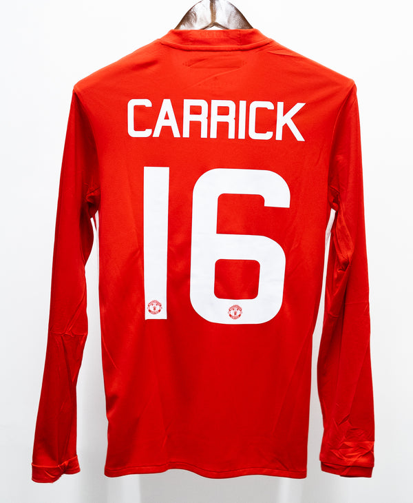 Manchester United 2016-17 Carrick Long Sleeve Home Kit (XS)