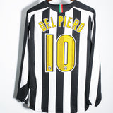 Juventus 2005-06 Del Piero Long Sleeve Home Kit (M)