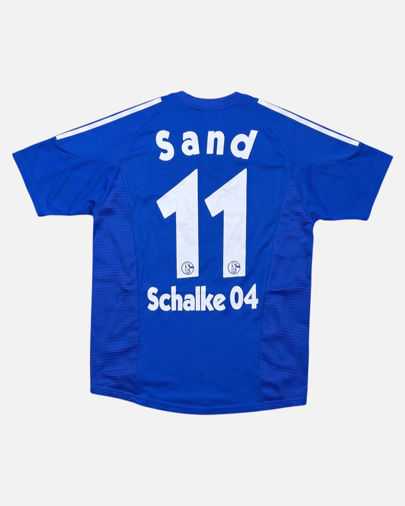 FC Schalke 04 2002-03 Ebbe Sand home vintage football shirt, size S.