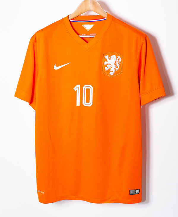Netherlands 2014 Sneijder Home Kit (XL)