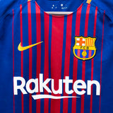 Barcelona 2017-18 Messi Home Kit (M)
