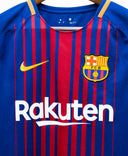 Barcelona 2017-18 Messi Home Kit (M)
