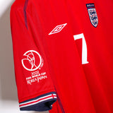 England 2002 Beckham Away Kit (S)