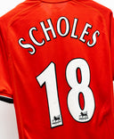 Manchester United 2001-02 Scholes Home Kit (M)
