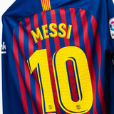 Barcelona 2018-19 Messi Long Sleeve Home Kit (M)