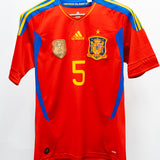 Spain 2011 Puyol Home Kit (S)