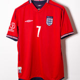 England 2002 Beckham Away Kit (L)
