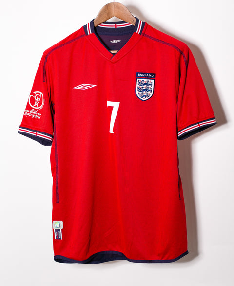 England 2002 Beckham Away Kit (L)