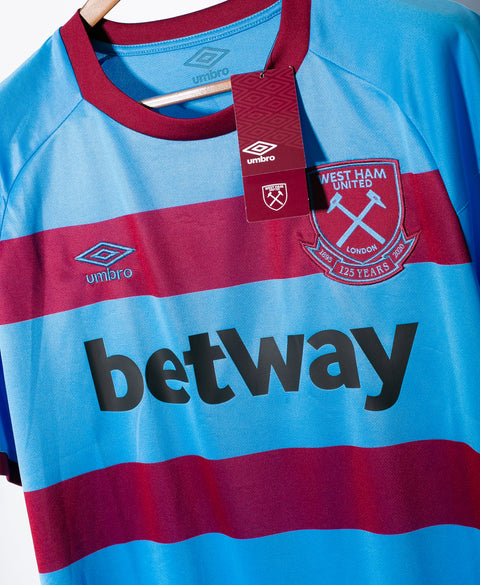 West Ham United 2020-21 Rice Away Kit (XL)