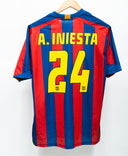 Barcelona 2005-06 Iniesta Fan Home Kit (L)