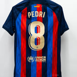 Barcelona 2022-23 Pedri Player Issue Home Kit (M)