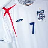 England 2006 Beckham Home Kit (L)