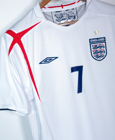 England 2006 Beckham Home Kit (L)