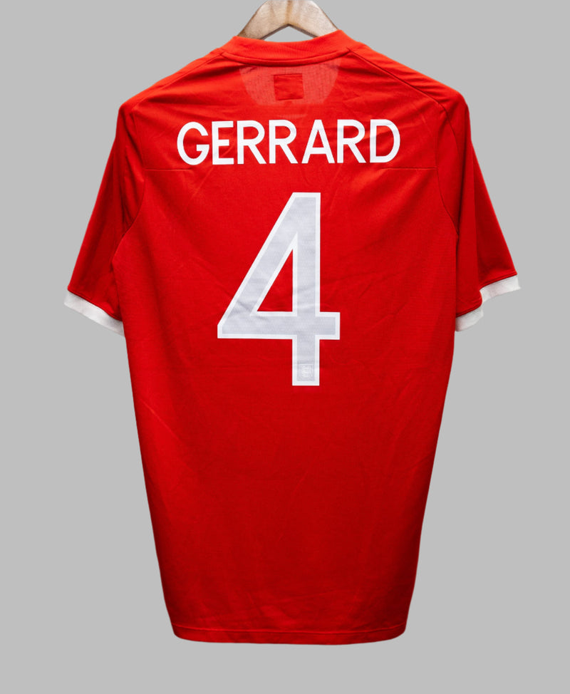 England 2010-12 Gerrard Away jersey shirt