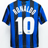 Inter Milan 1997-98 Ronaldo Home Kit (YXL)