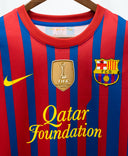 Barcelona 2011-12 Messi Long Sleeve Player Issue Home Kit (M)