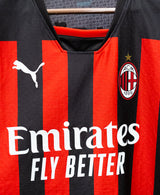 AC Milan 2022-23 R. Leao Player Issue Home Kit (2XL)