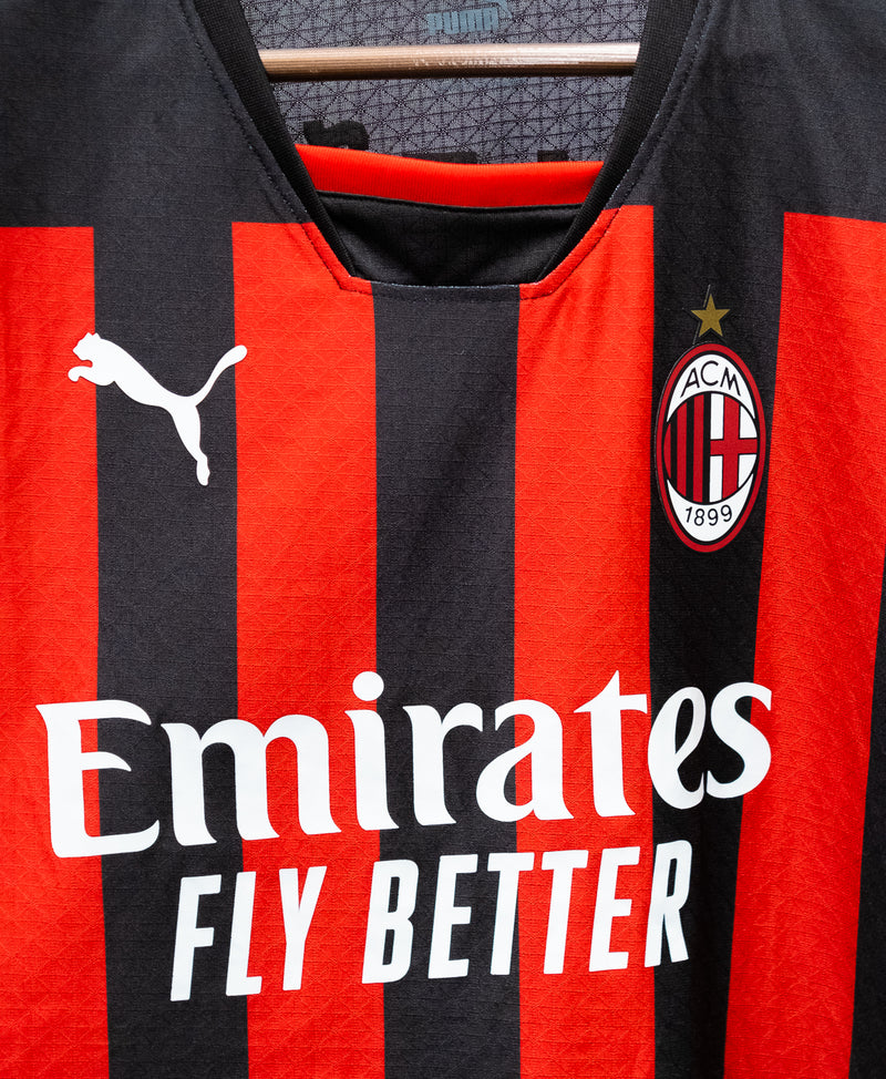 AC Milan 2022-23 R. Leao Player Issue Home Kit (2XL)