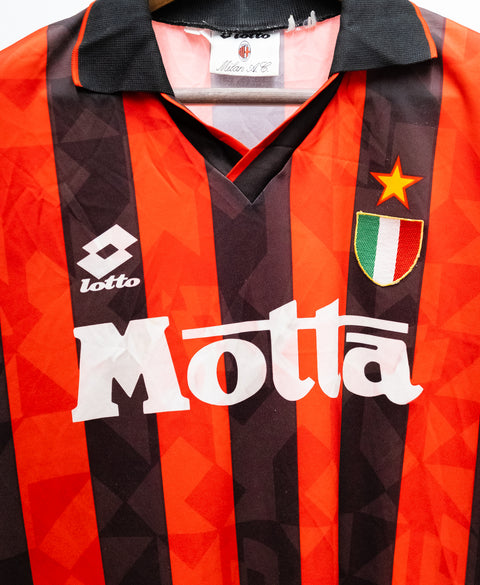 AC Milan 1993-94 Albertini Home Kit (M)