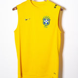 Brazil 2008 Sleeveless Training Shirt (S)